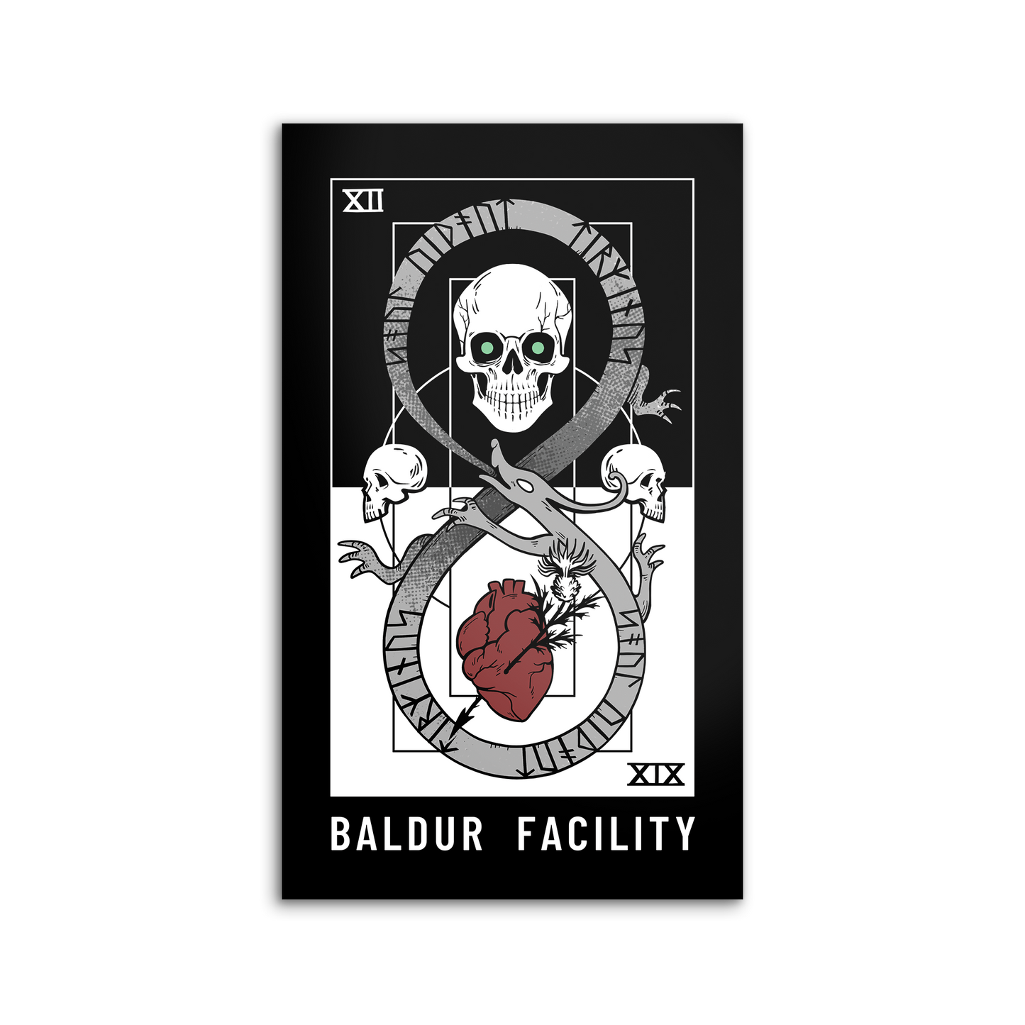 RubixRaptor | Project Blue Facility - Art Print