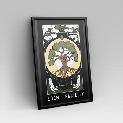 RubixRaptor | Project Blue Facility - Art Print