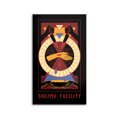 RubixRaptor | Project Blue Facility - Art Print