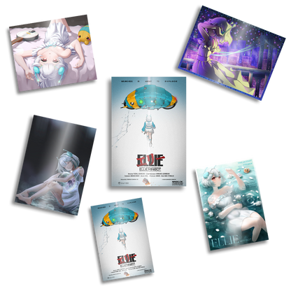 ellieminibot | Art Print + Postcards - Bundle