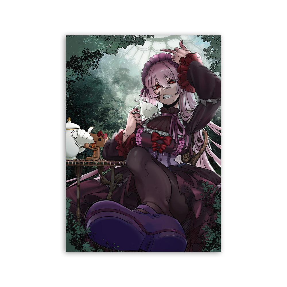 PorcelainMaid | An Unwanted Party Guest - Art Print