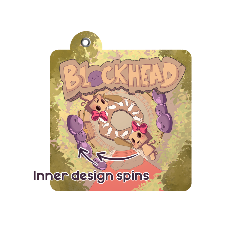 PorcelainMaid | Marching Blockhead - Keychain