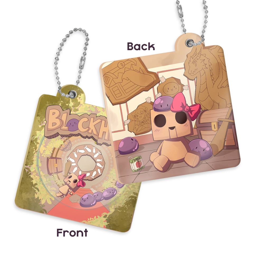 PorcelainMaid | Marching Blockhead - Keychain
