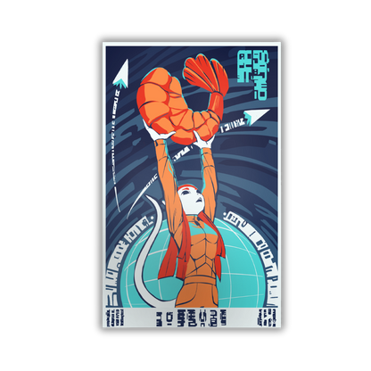 Voices of the Void | In Shrimp We Trust - Art Print