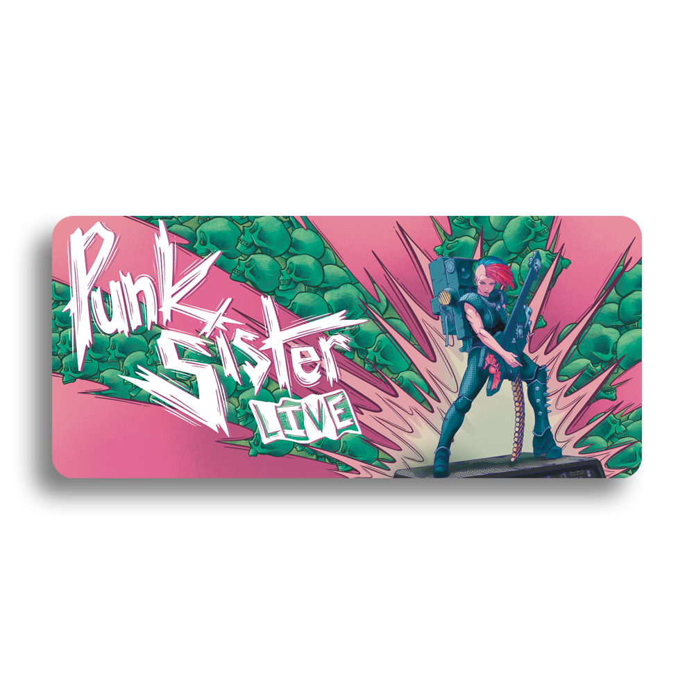 Dr. Rhino | Grimdark Sister - Desk Mat