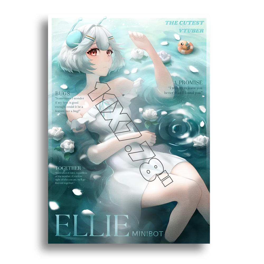 ellieminibot | Art Print + Postcards - Bundle