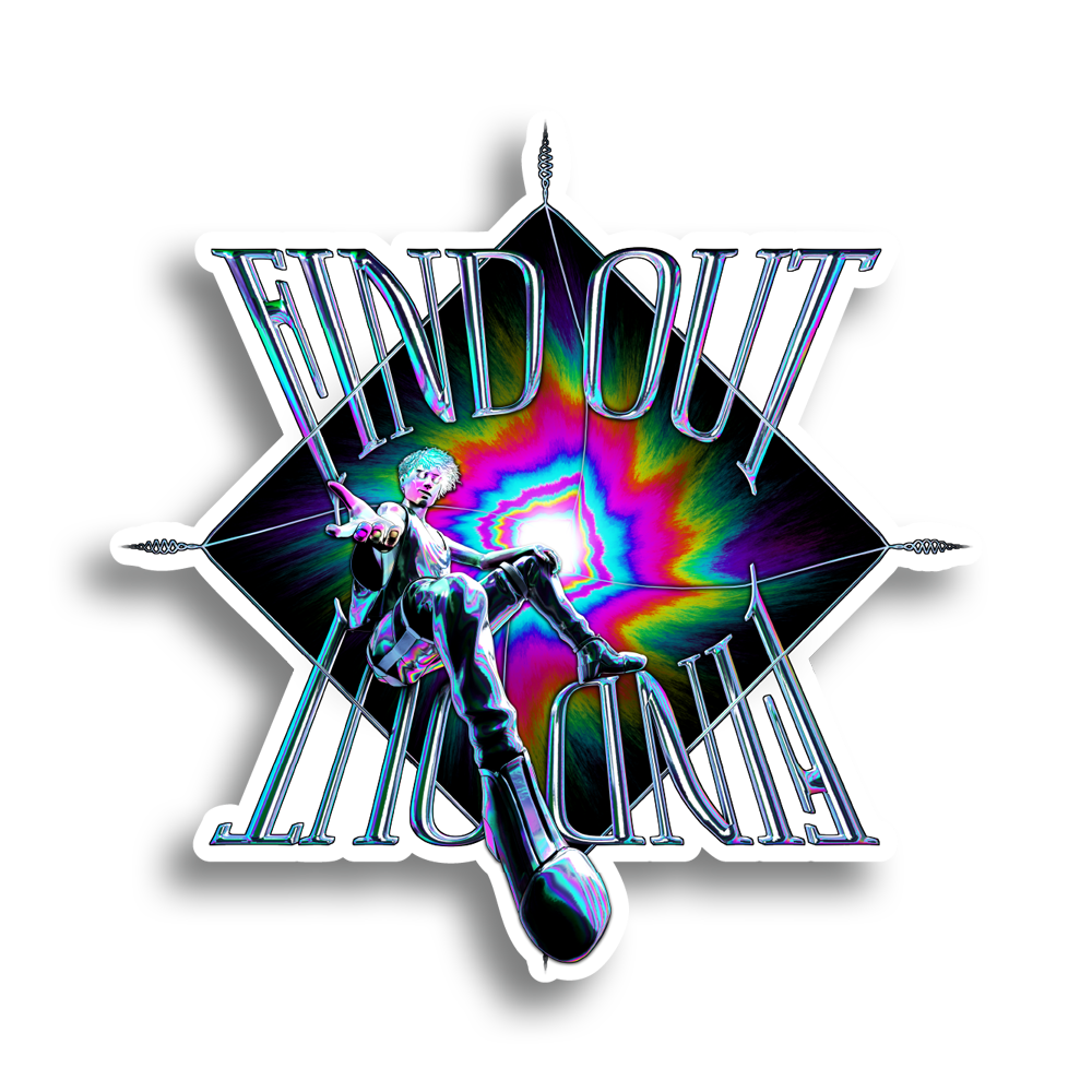 Justin Sado | Find Out - Sticker